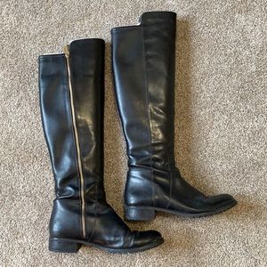 Michael Kors Black Leather Boots 10